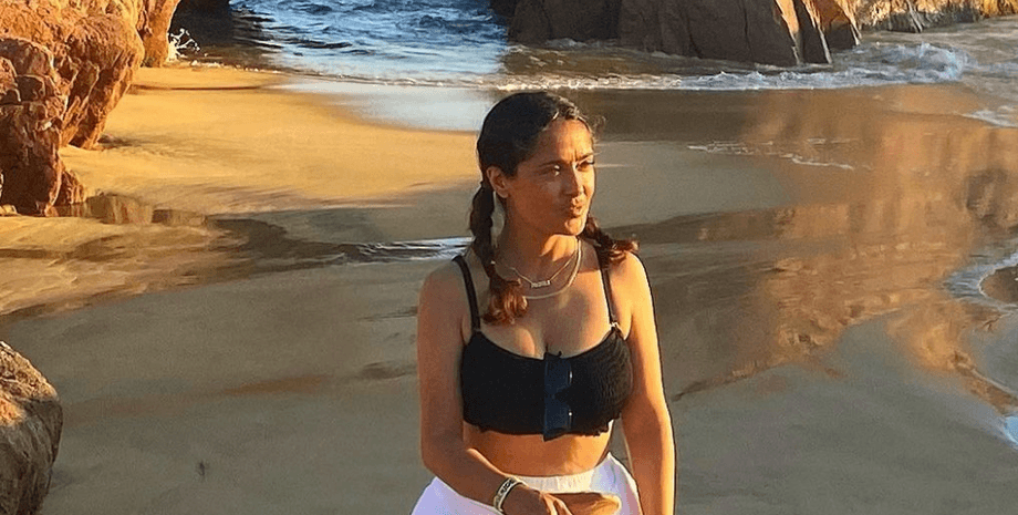 Сальма Хайек, Сальма Хайек без макияжа, Сальма Хайек фигура, Сальма Хайек мексика, франсуа-анри пино, шеф-повар