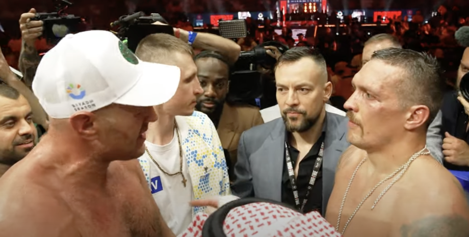 Тайсон Фʼюрі та Олександр Усик Тайсон Фʼюрі та Олександр Усик, усик чемпіон, фʼюрі усик, фʼюрі приїде в Україну, реванш фʼюрі усика