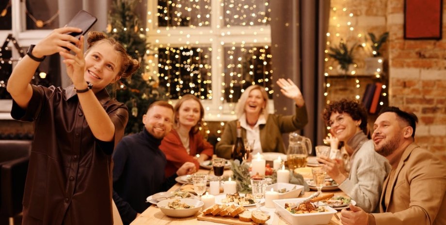 Рождество, как организовать семейный ужин, шпаргалка на семейный ужин, дети на семейном ужине