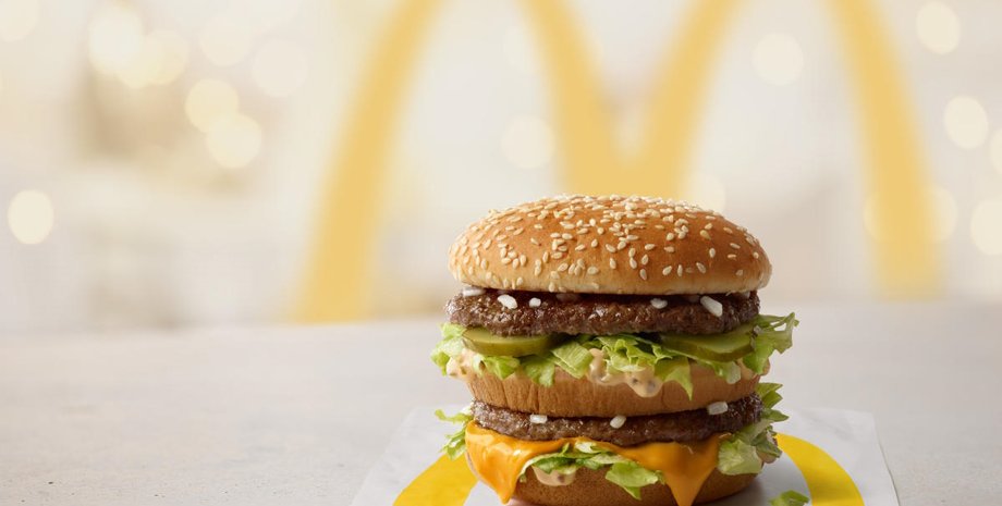 Макдональдс, бургер, биг-мак, ресторан, еда, фастфуд