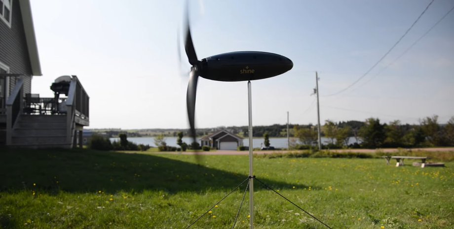 Ветряная турбина, ветрогенератор, Shine, фото