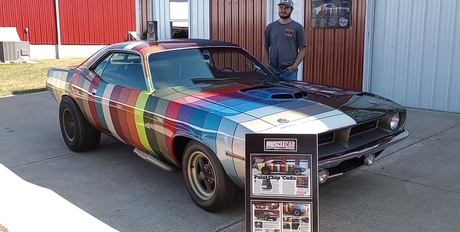 Plymouth Barracuda "Paint Chip" Plymouth, Plymouth Barracuda, Plymouth Barracuda Paint Chip, Маслкар, Авто, Автомобілі, Спорткар, США, Відео