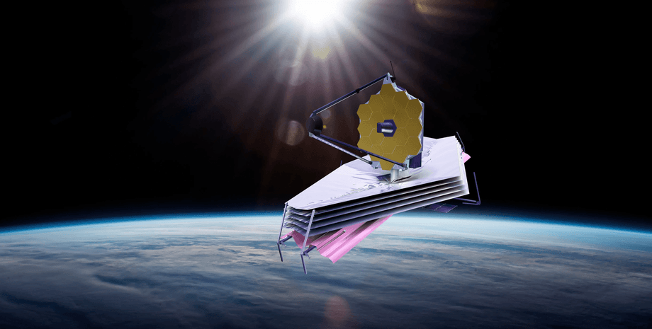 Джеймс Уэбб, космос, земля, рисунок, фото