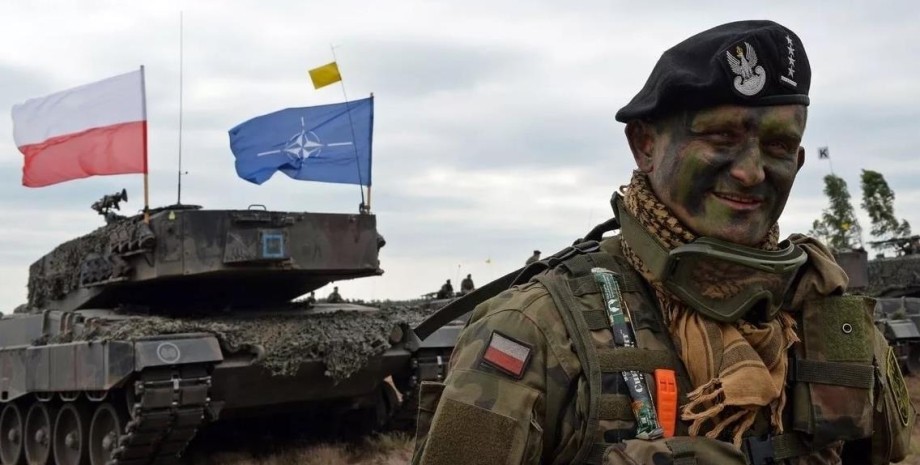 Die russische Propaganda und sagt, dass sie in der Ukraine gegen die NATO kämpfe...