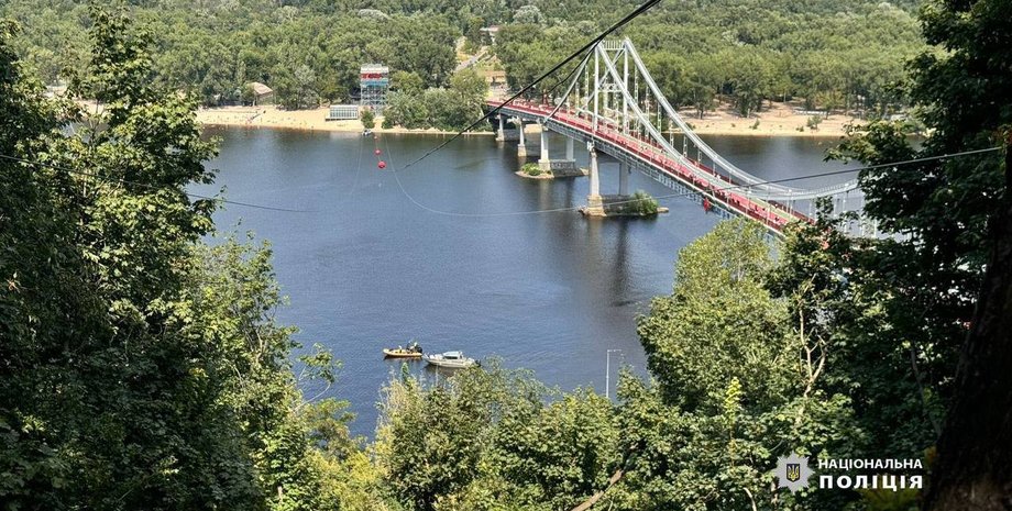 Днепр и мост на Труханов остров