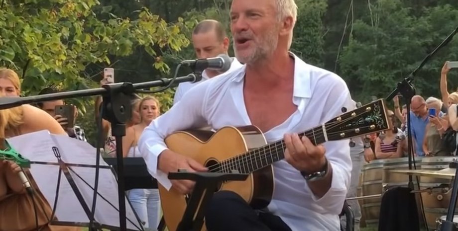 Стинг, певец, выступление