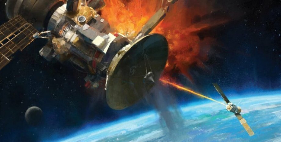 иллюстрация лазерных войн в космосе лазер, лазерные войны, спутники, космос