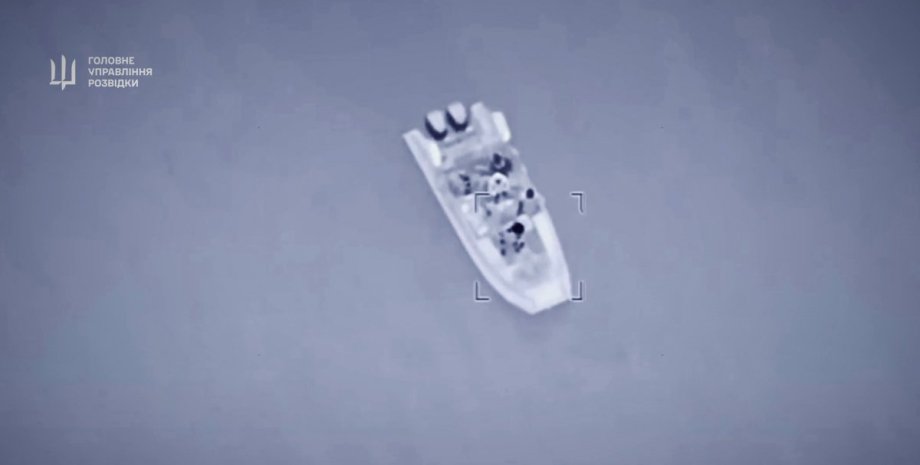 ГУР ліквідували катер з окупантами Операція ГУР в Чорному морі