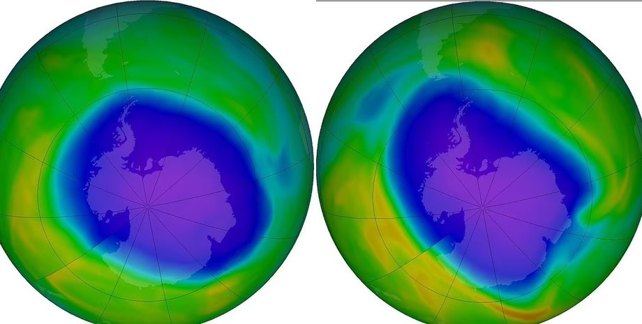 антарктида озоновая дыра