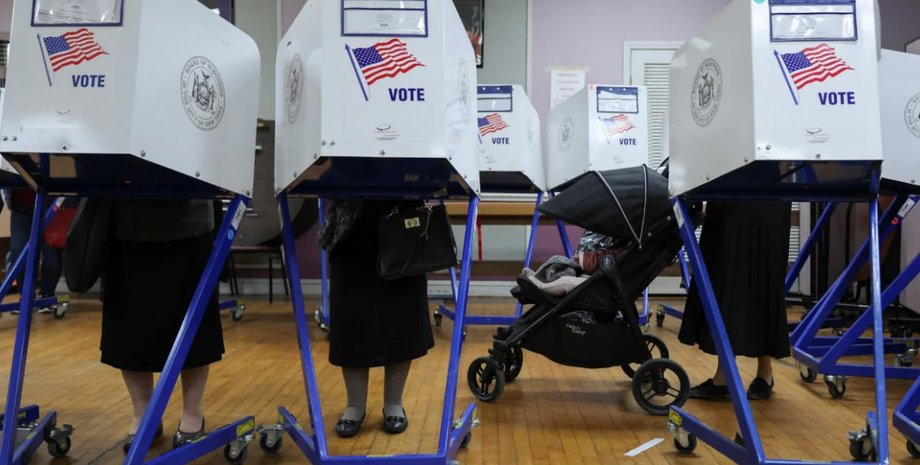 Выборы в США, избирательные участки в США, голосование на выборах в США