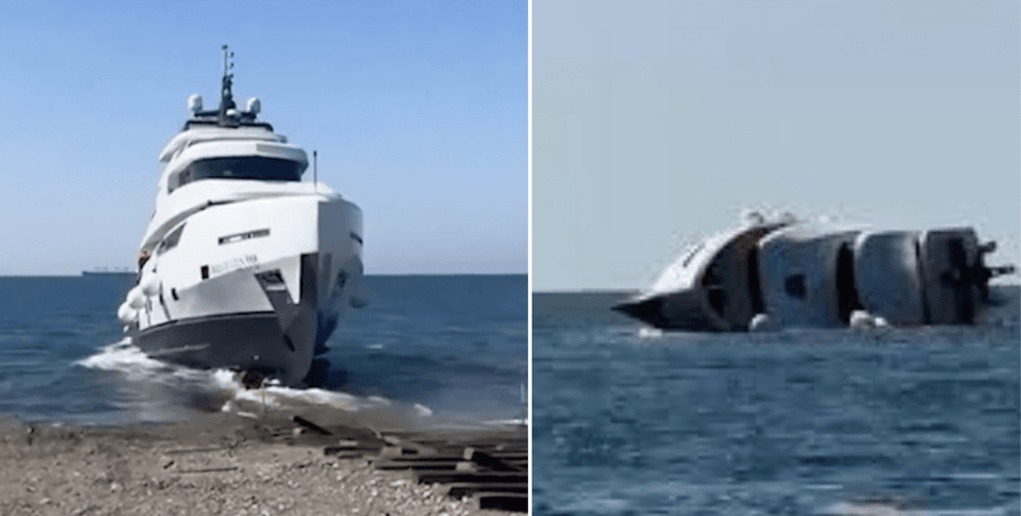 На севере Турции роскошная яхта затонула всего через 15 минут после начала своего первого рейса