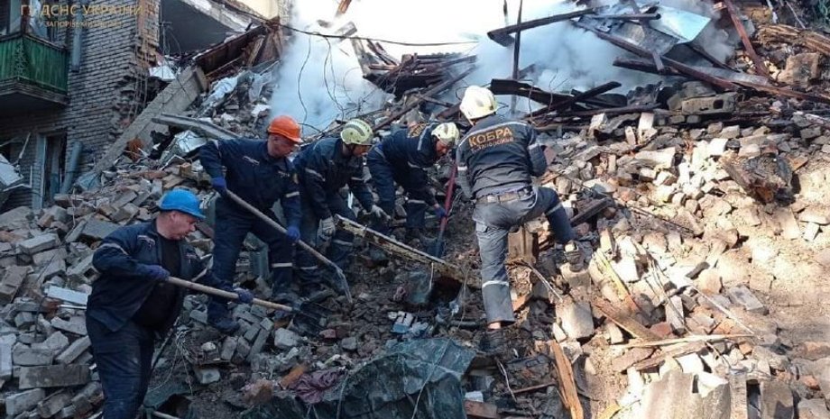 Обстріл Запоріжжя 6 жовтня ракетний удар рятувальники жертви