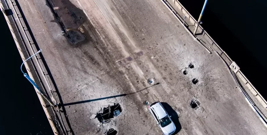 Антонівський міст, російські війська