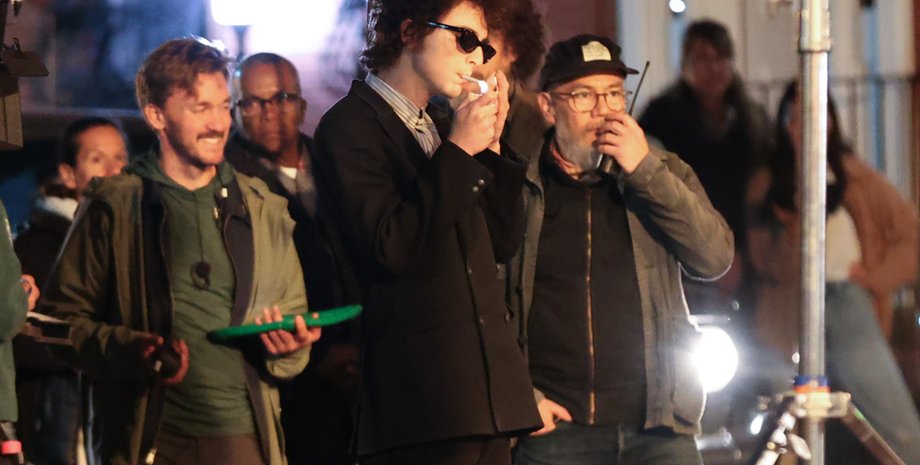 Тимоти Шаламе, байопик, съемки, Боб Дилан