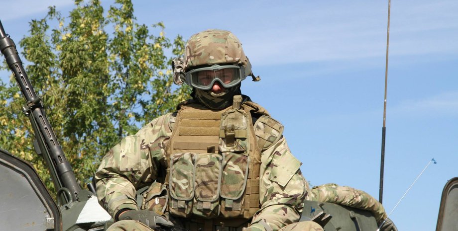 Военнослужащий Украины в Донбассе / Фото пресс-центра АТО