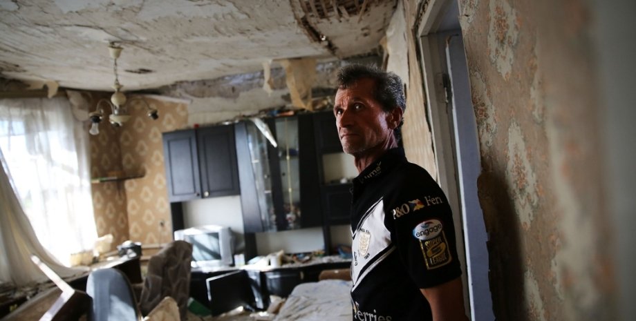 Разрушенный дом в Донбассе / Фото: Getty Images