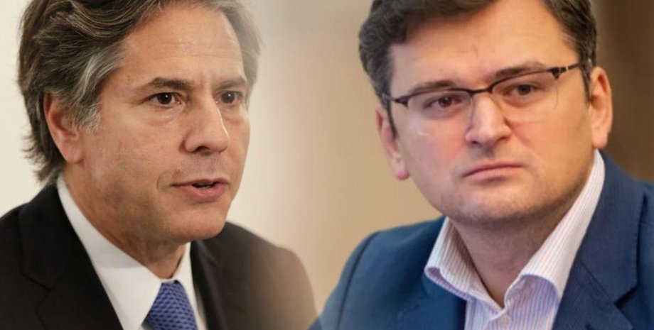 Дмитрий Кулеба, Энтони Блинкен, Ситуация на Донбассе, Телефонный разговор