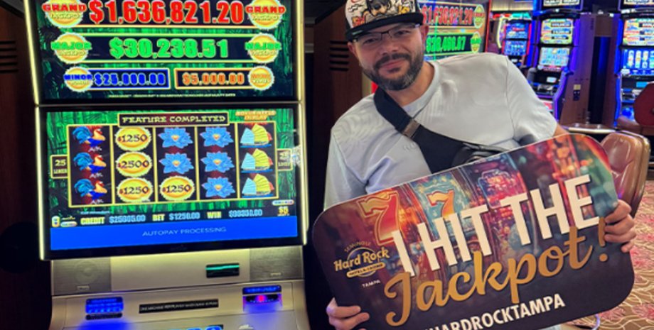 Гость казино в США за сутки сорвал почти 400 джекпотов  выиграл более 1,82 миллиона долларов