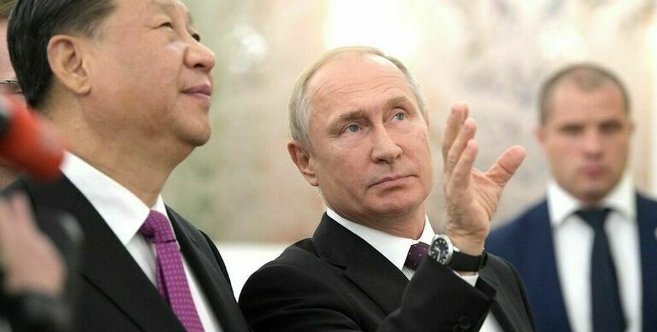 Владимир Путин, Путин, Си Цзиньпин, Россия, Китай, путин си цзиньпин