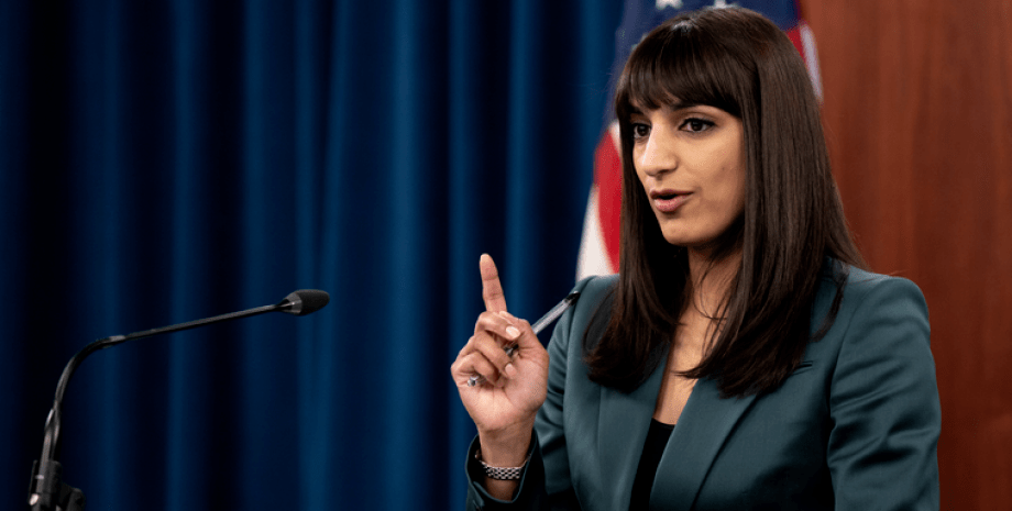 Спикер Пентагона Сабрина Сингх Спикер Пентагона, Сабрина Сингх, ракета, Польша, НАТО, США, война в Украине, фото