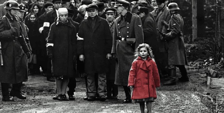 Список Шиндлера, кадр из фильма Стивена Спилберга