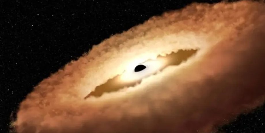 чорна діра, зірка