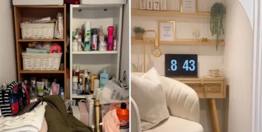 Робоче місце вдома, де можна облаштувати, як зробити з гардеробної шафи маленький офіс, ремонт своїми силами