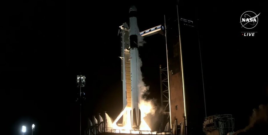 ракета, Falcon 9, миссия SpaceX Crew-7