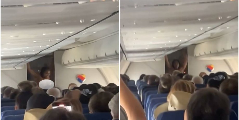 Пассажирка самолета устроила обнаженное шоу в салоне, что произошло, все подробности курьезного инцидента