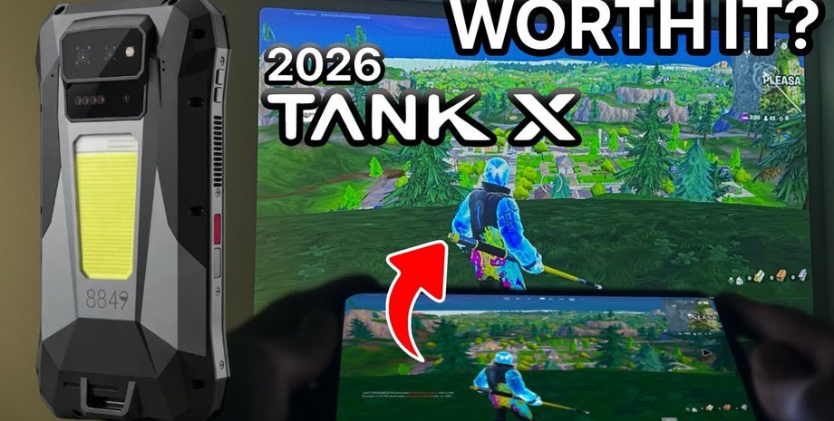 Unihertz 8849 Tank X проектор защищенный смартфон