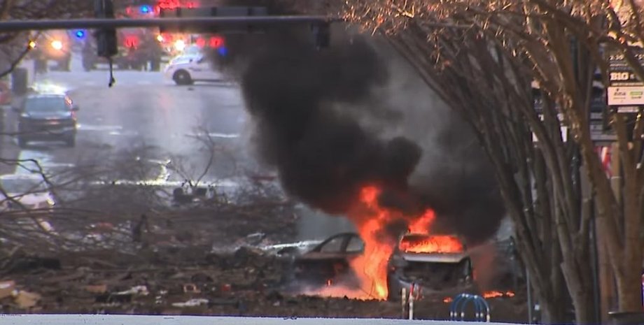 взрыв, Нэшвилл, США