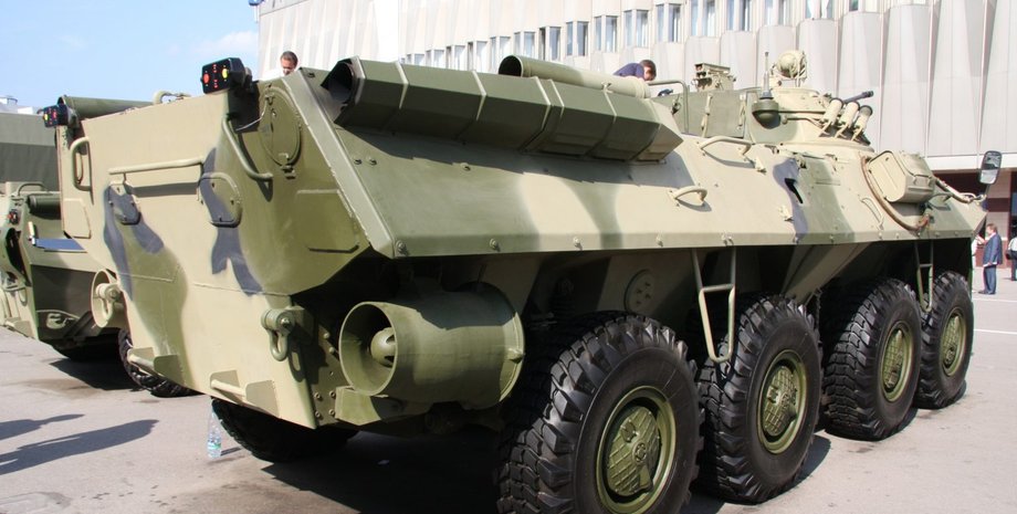 российская бронетхенка, БТР-90, музейный образец, который БТР оставили на поле боя, Донецкая область, Авдеевка