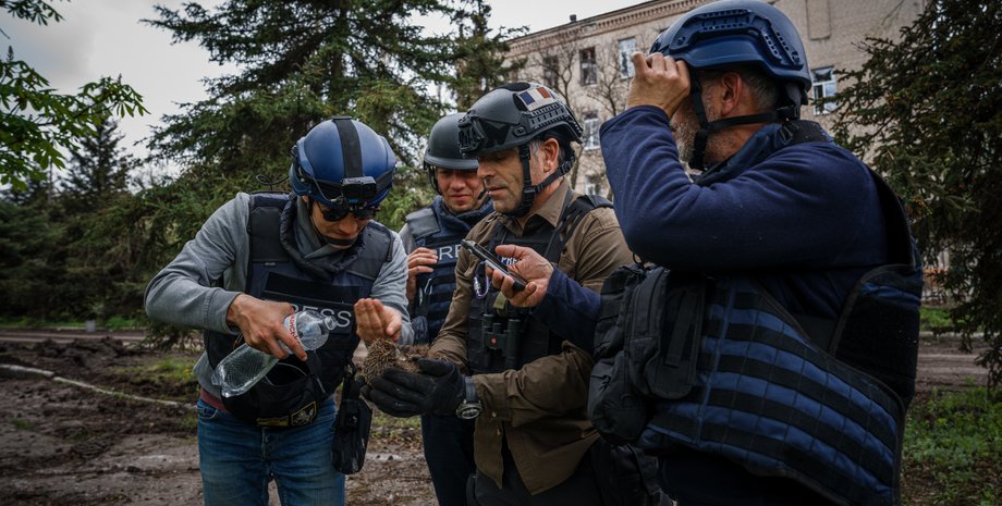 Арман Солдин, журналист, AFP, еж, Бахмут, Часов Яр, война в Украине