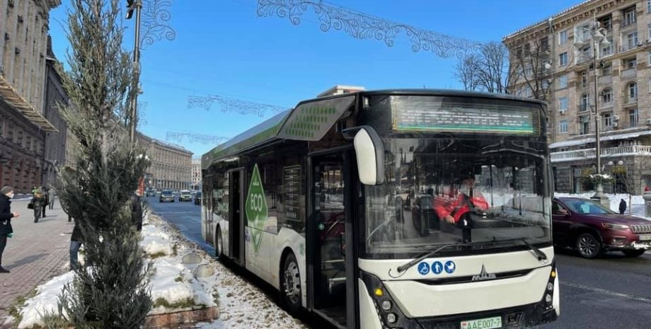 електробуси в киеве, заміна дизельних автобусів в києві