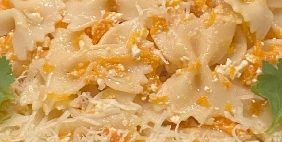 паста з гарбузом, макарони з гарбузом