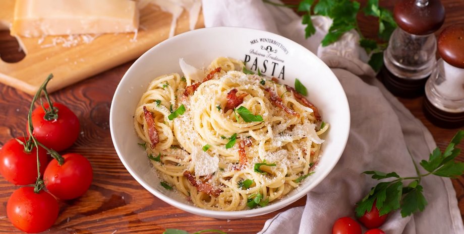 спагетти, прошутто, рецепт