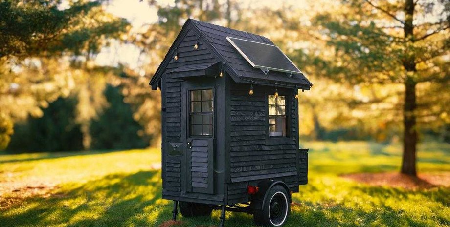 Самый маленький дом в мире, дом, дом на колесах, мировой рекорд, необычное жилье, блогер построил дом, крошечный дом,