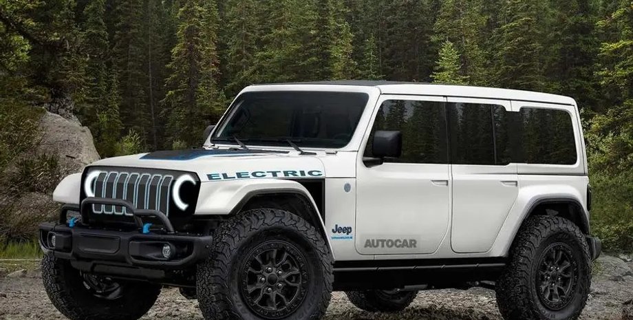 новий джип ренглер, Jeep Wrangler, Jeep Grand Cherokee, електромобілі Jeep