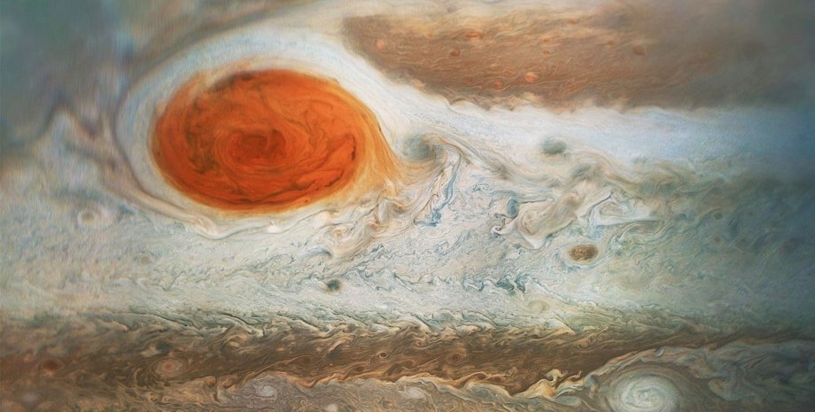 Большое красное пятно, Юпитер, фото
