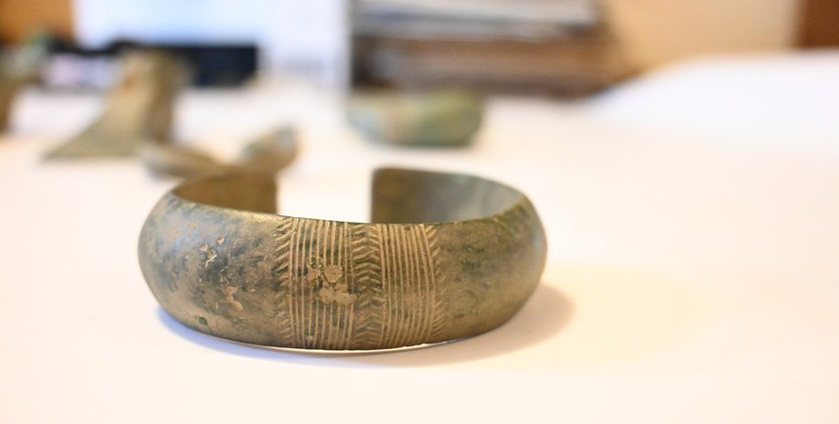 археологи, археология, раскопки, находка, артефакт, клад, бронза, серп, топор, поисковики, Польша, ценность, культура, воеводство, железный век, бронзовый век