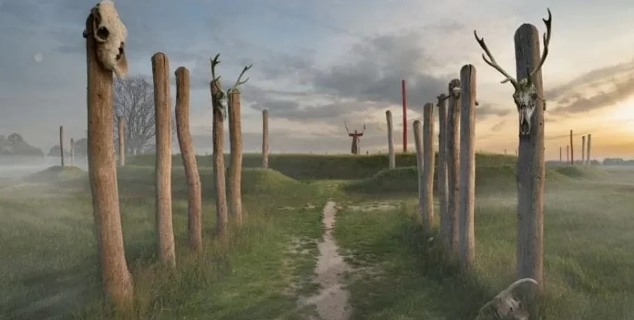 раскопки, археология, курган, захоронение, Нидерланды, исследования, древние люди, артефакты, стекло, бусина, древность, находка