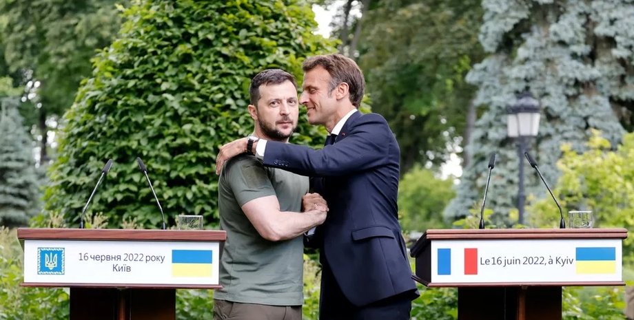 олаф шольц, марио драги, владимир зеленский, клаус йоханнис, эмманюэль макрон, визит в киев, мемы