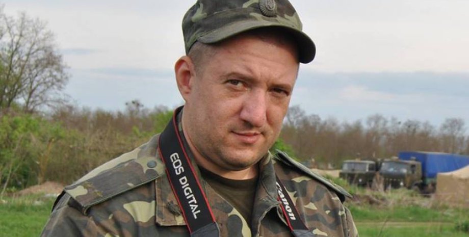 Пресс-офицер СЦКК подполковник Владимир Скоростецкий / Фото: 112.ua