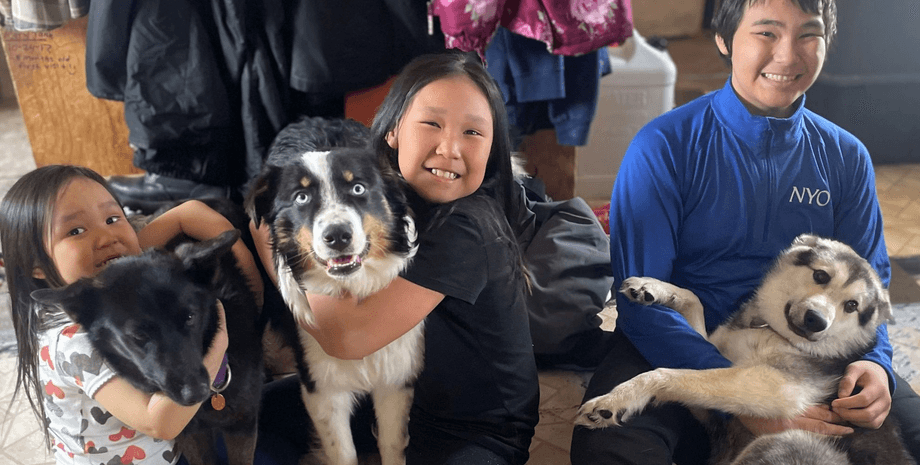 Сім'я, діти, собаки,