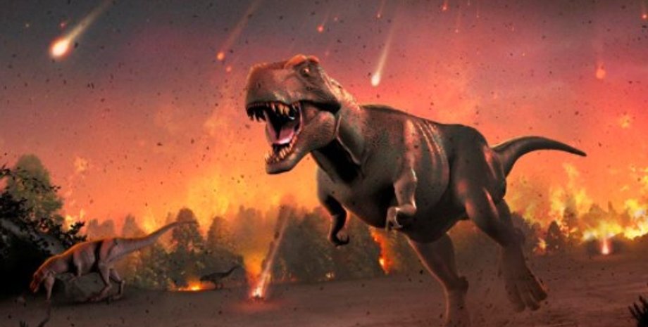 Динозавр, астероїд, падіння