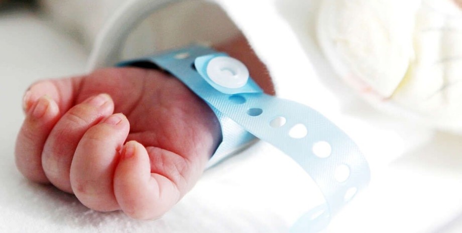 рука младенца ребенок, новорожденный