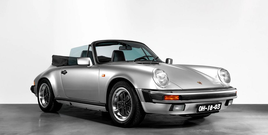 Кабриолет Porsche 911 1987 года