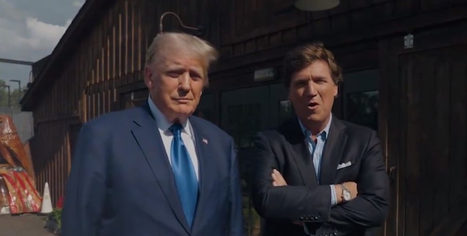 Экс-президент США, Дональд Трамп, Такер Карлсон, кандидат на пост вице-президента