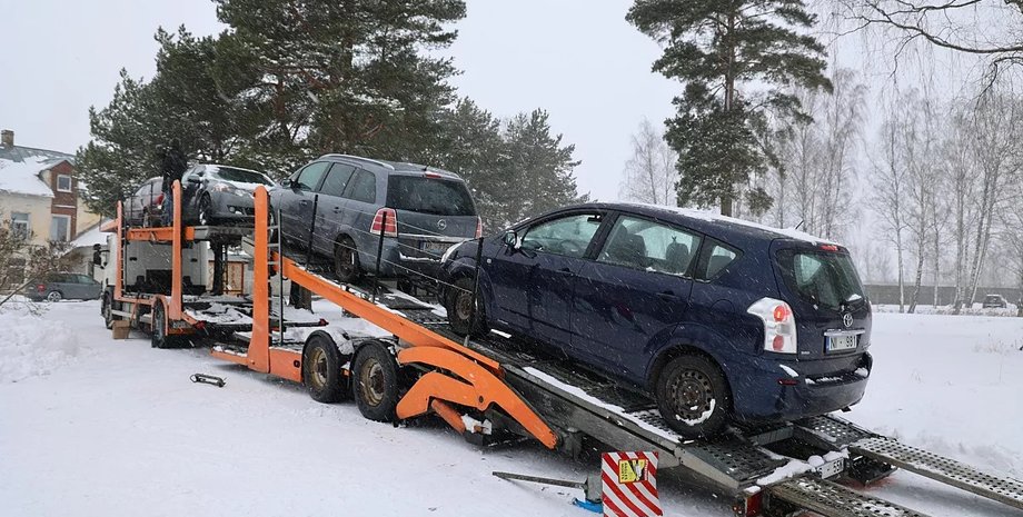 авто из латвии, авто на российских номерах, российские авто в Латвии