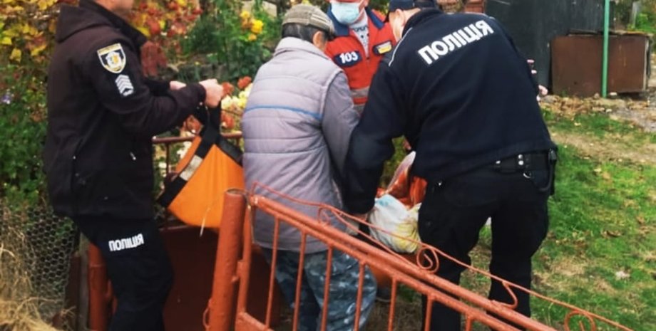 пенсионерка, переохлаждение, полиция, Хмельницкая область